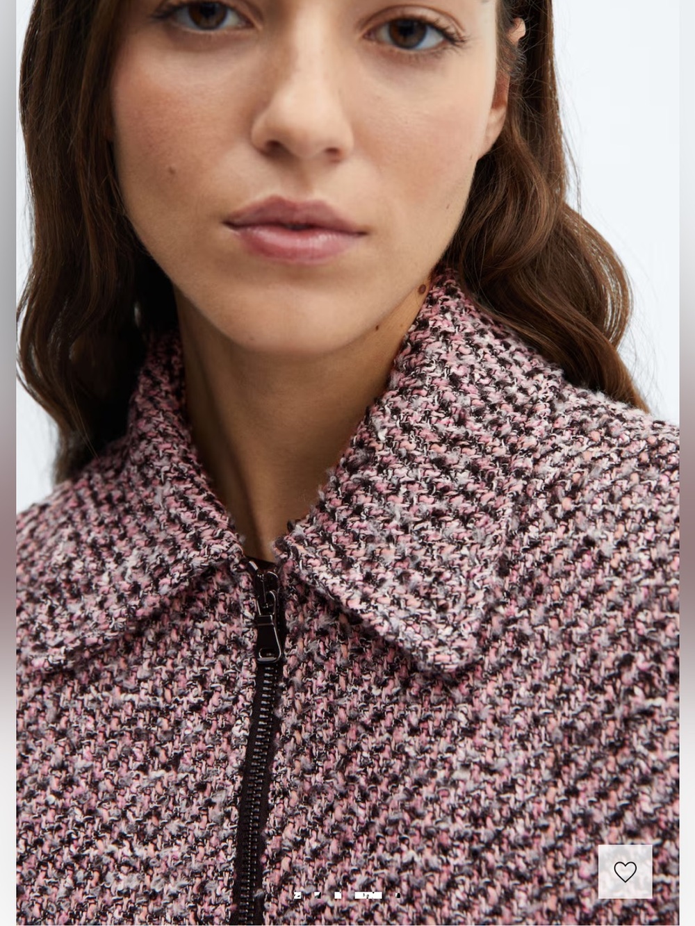 Mango Tweed Bomber Jacket - Picture 5 of 17